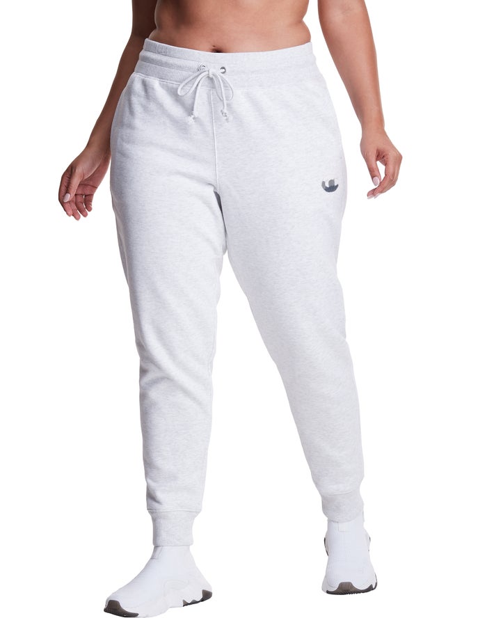 Champion Dame Joggingbukser Grå - Plus Reverse Weave Ombre Chenille Logo - Danmark BYZ-247093